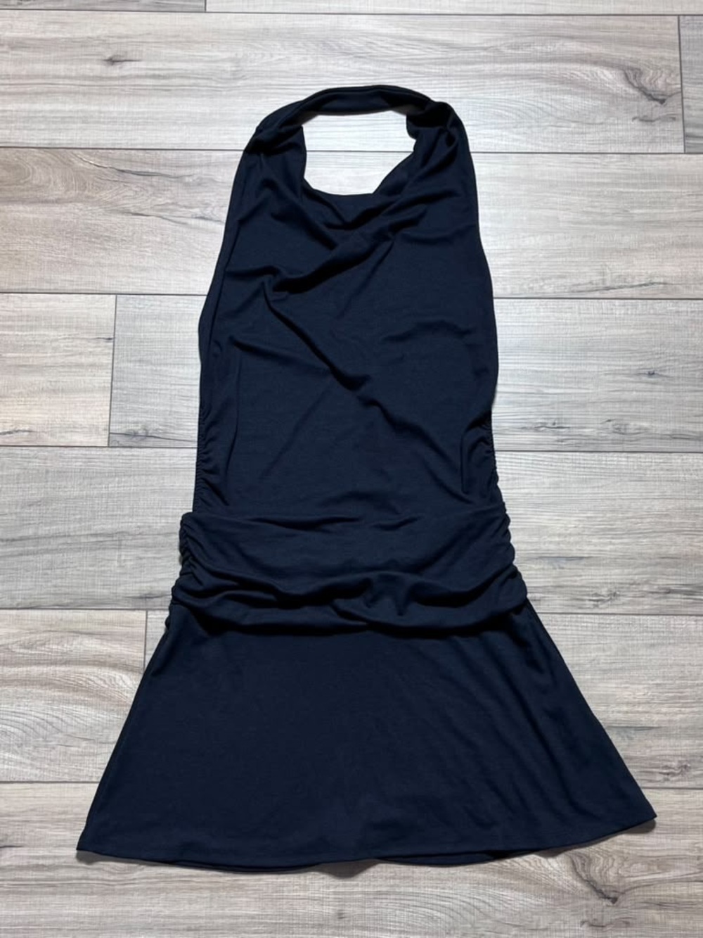 Free People Beach Women’s Valerie Mini Halter Dress Size Small Black